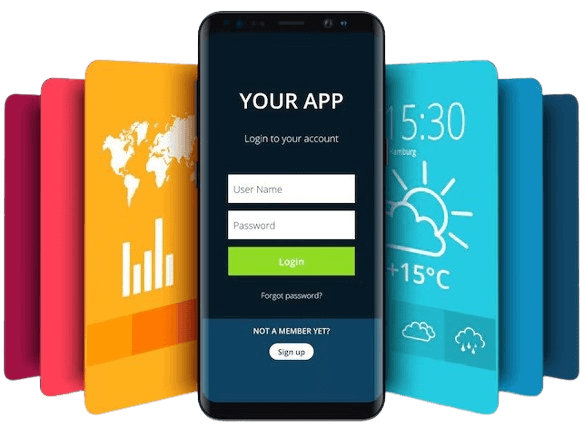 Cloud Court developers collaborating on mobile app project
